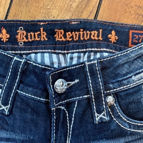 Rock Revival Alanis Crop Jean capris - Picture 4 of 9